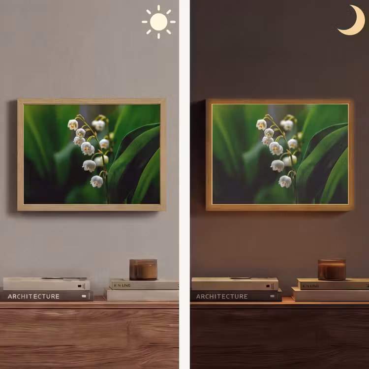 Lightbox - Wandlamp - Bloemen - Wit - Bladeren - Lelietjes — 6