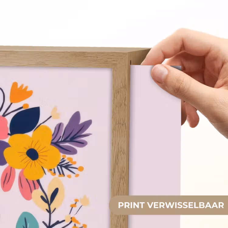 Lightbox - Wandlamp - Bloemenkrans - Kleurrijk - Moeder — 5
