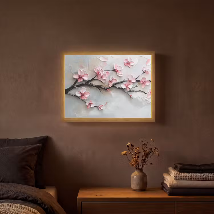 Lightbox - Wandlamp - Bloesem - Kunstzinnig - Roze - Sakura — 3