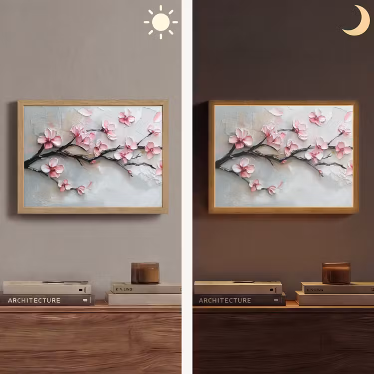 Lightbox - Wandlamp - Bloesem - Kunstzinnig - Roze - Sakura — 6