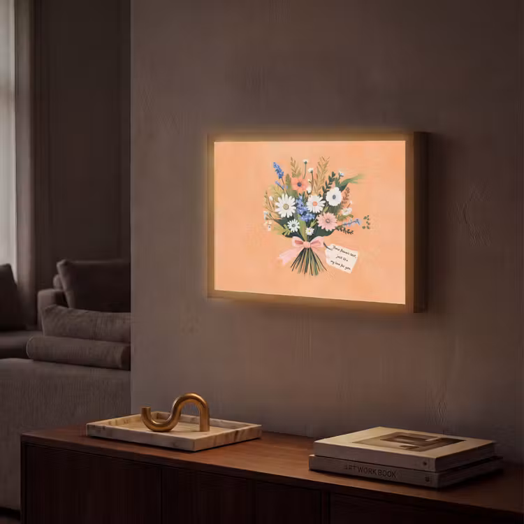Lightbox - Wandlamp - Boeket - Strikje - Quote — 2