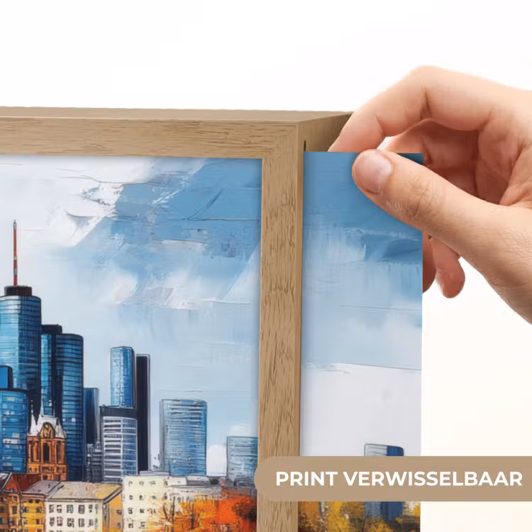 Lightbox - Wandlamp - Bomen Frankfurt- Stad - Skyline - Brug — 5