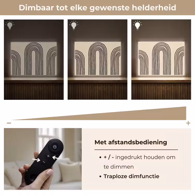 Lightbox - Wandlamp - Boogvormen - Zwart - Strak — 9