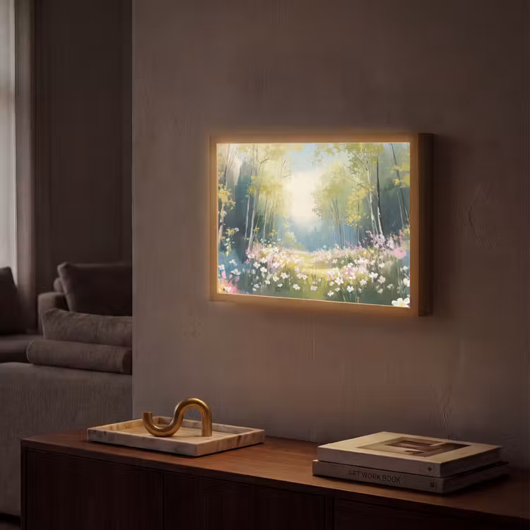 Lightbox - Wandlamp - Bos - Schilderstijl - Kleurrijk — 2
