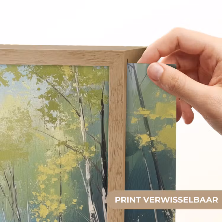 Lightbox - Wandlamp - Bos - Schilderstijl - Kleurrijk — 5