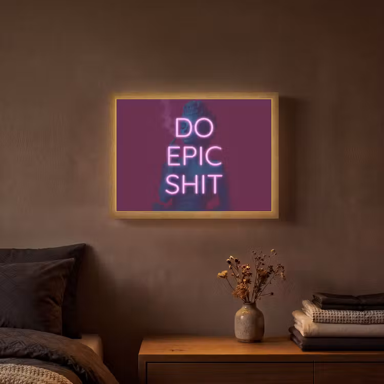 Lightbox - Wandlamp - Buste - Neon - LED - Letters — 3