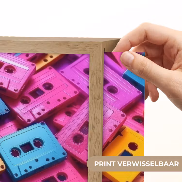 Lightbox - Wandlamp - Cassetteband - Kleurrijk - Energiek — 5