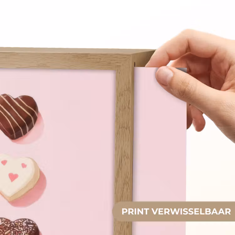 Lightbox - Wandlamp - Chocolaatjes - Hartvormig - Liefste — 5