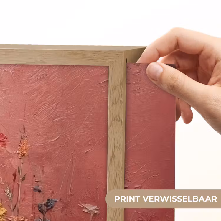 Lightbox - Wandlamp - Bloemenboeket - Diepte - Tastbare textuur — 5