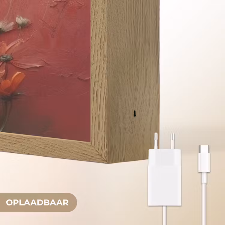 Lightbox - Wandlamp - Bloemenboeket - Diepte - Tastbare textuur — 7