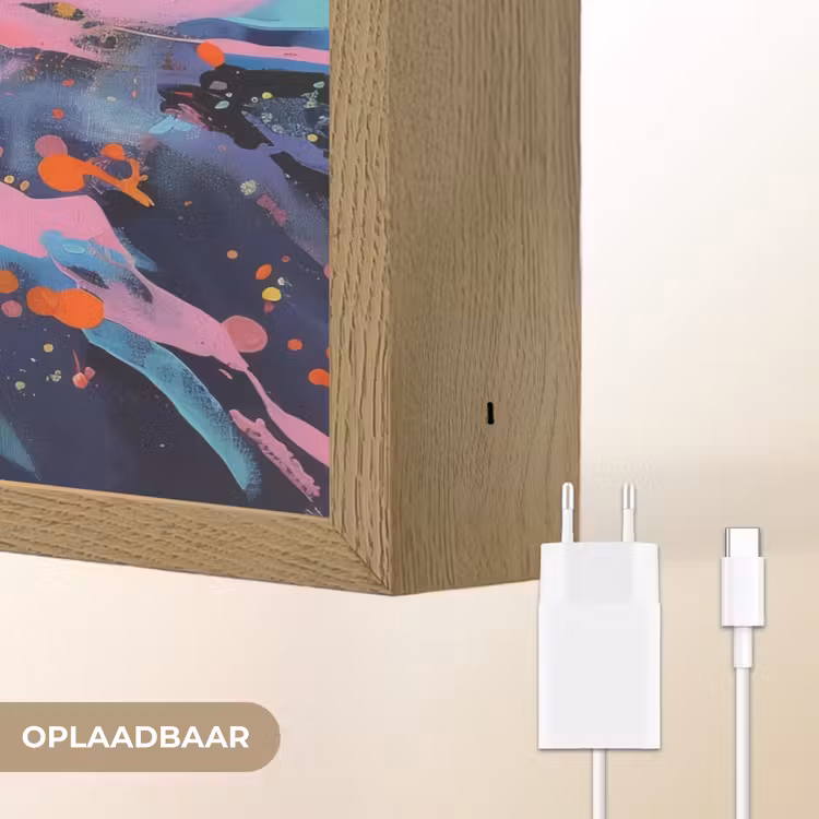 Lightbox - Wandlamp - Bloemexplosie - Felle spatten - Dynamisch — 7