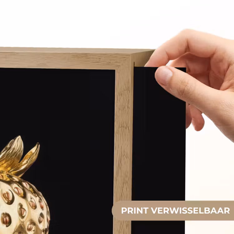 Lightbox - Wandlamp - Aardbei - Goud - Zwart - Chrome — 5