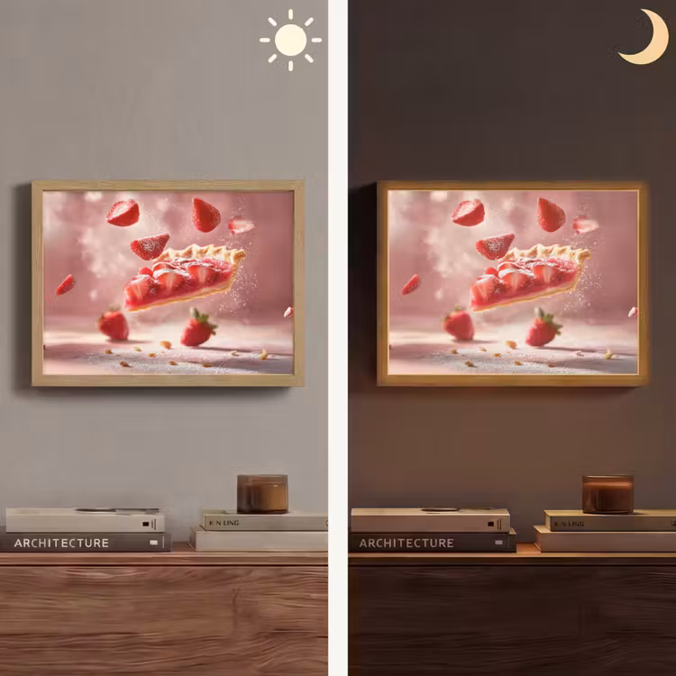Lightbox - Wandlamp - Aardbei - Taart- Eten - Roze — 6