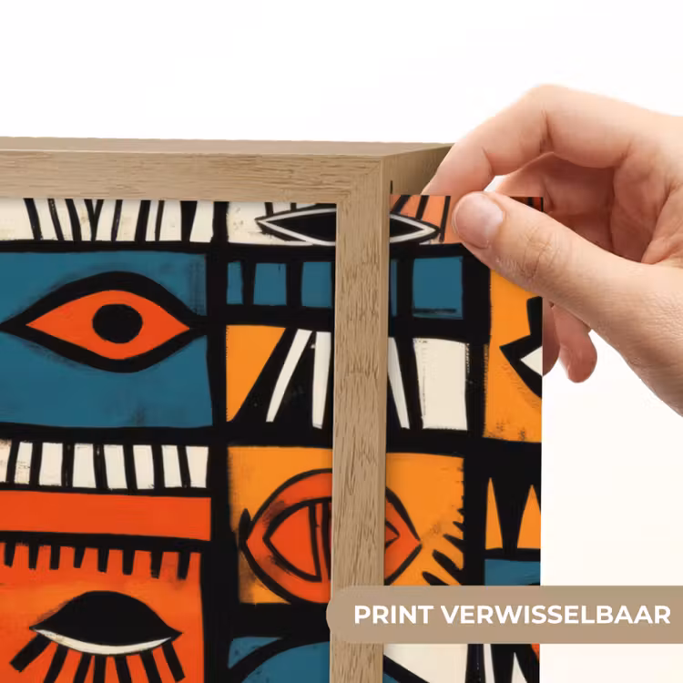 Lightbox - Wandlamp - Abstract - Gezichten - Mozaïek — 5
