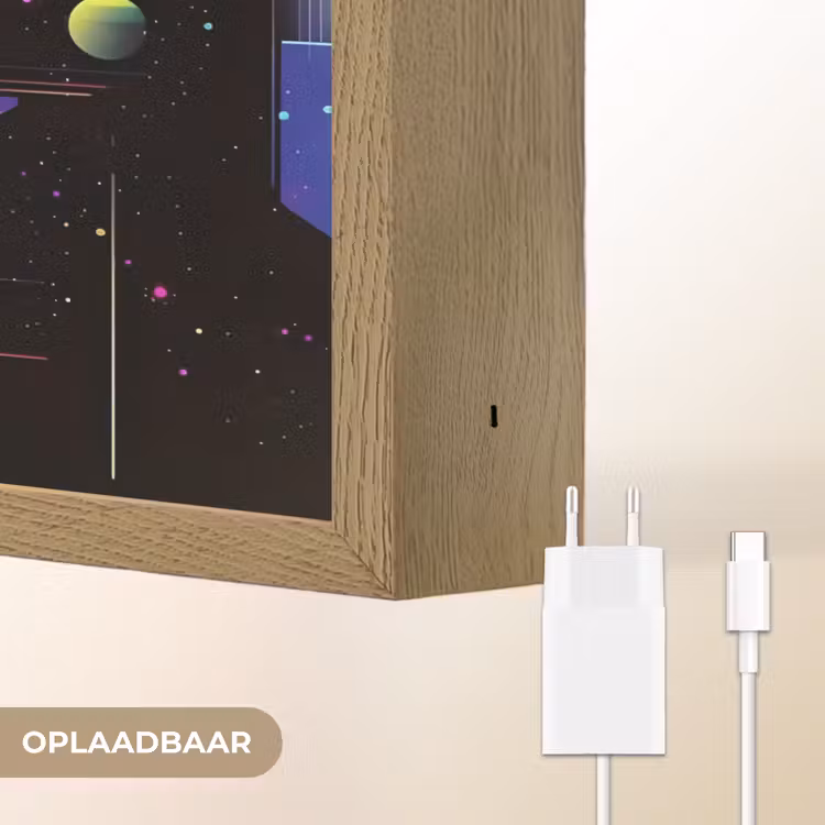 Lightbox - Wandlamp - Abstract - Vormen - Kleurrijk - Lijnen — 7