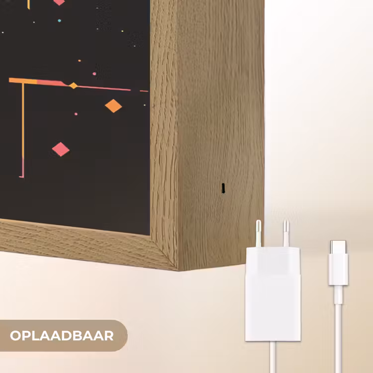Lightbox - Wandlamp - Abstract - Vormen - Lijnen - Kleurrijk — 7