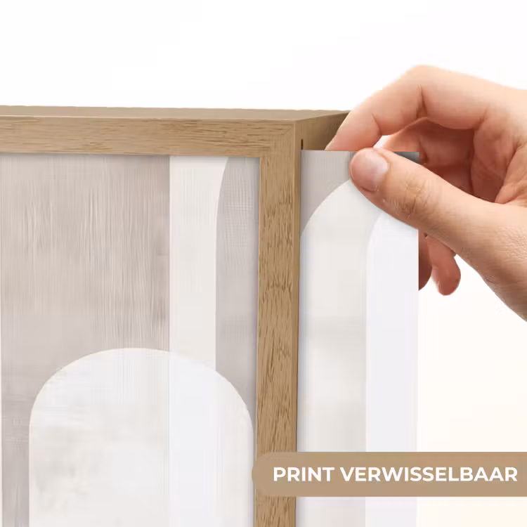 Lightbox - Wandlamp - Abstracte bogen - Modern - Beige — 5
