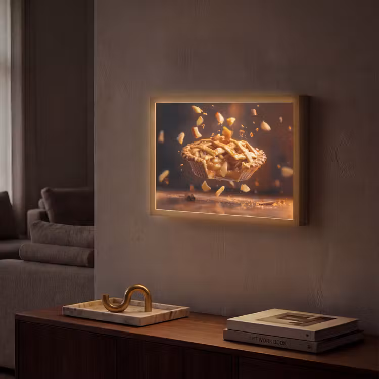 Lightbox - Wandlamp - Appel - Taart - Warm - Eten — 2
