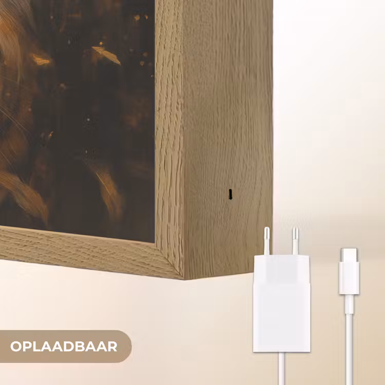 Lightbox - Wandlamp - Bladeren - Tijger - Oranje — 7