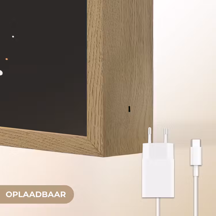 Lightbox - Wandlamp - Bloem - Verf - Goud - Graffiti - Modern — 7