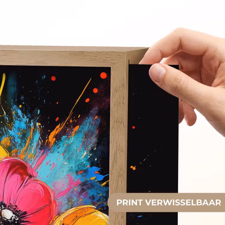 Lightbox - Wandlamp - Bloemen - Kleurrijk - Graffiti - Modern - Boeket — 5