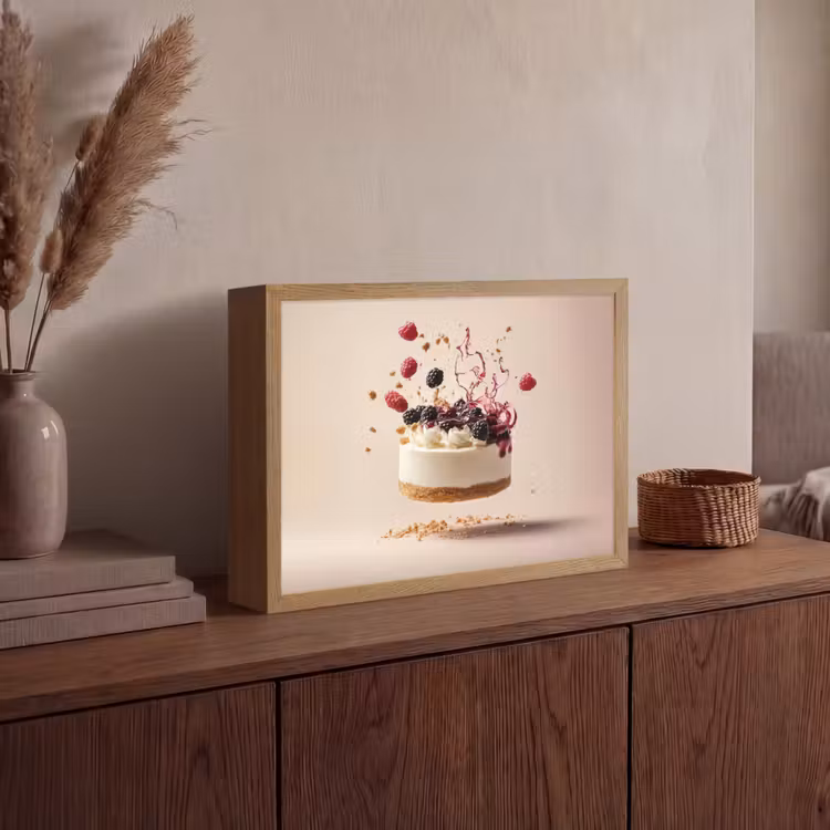 Lightbox - Wandlamp - Cheesecake - Eten - Roze - Taart — 4