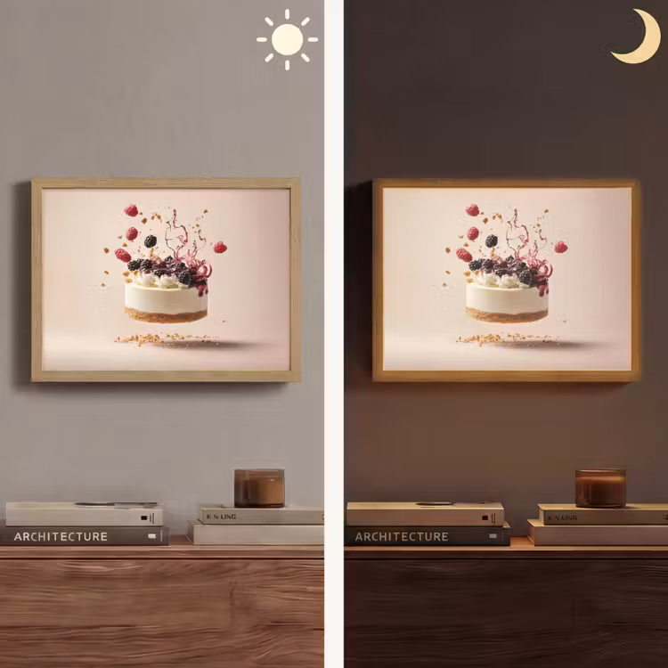 Lightbox - Wandlamp - Cheesecake - Eten - Roze - Taart — 6