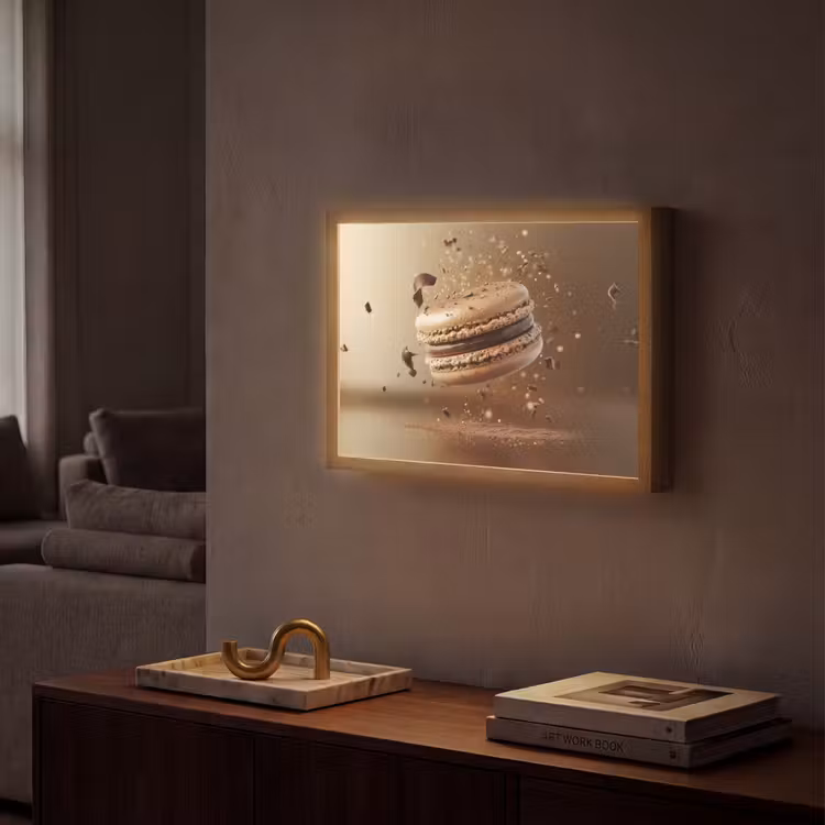 Lightbox - Wandlamp - Chocolade - Macarons - Eten - Snoep — 2