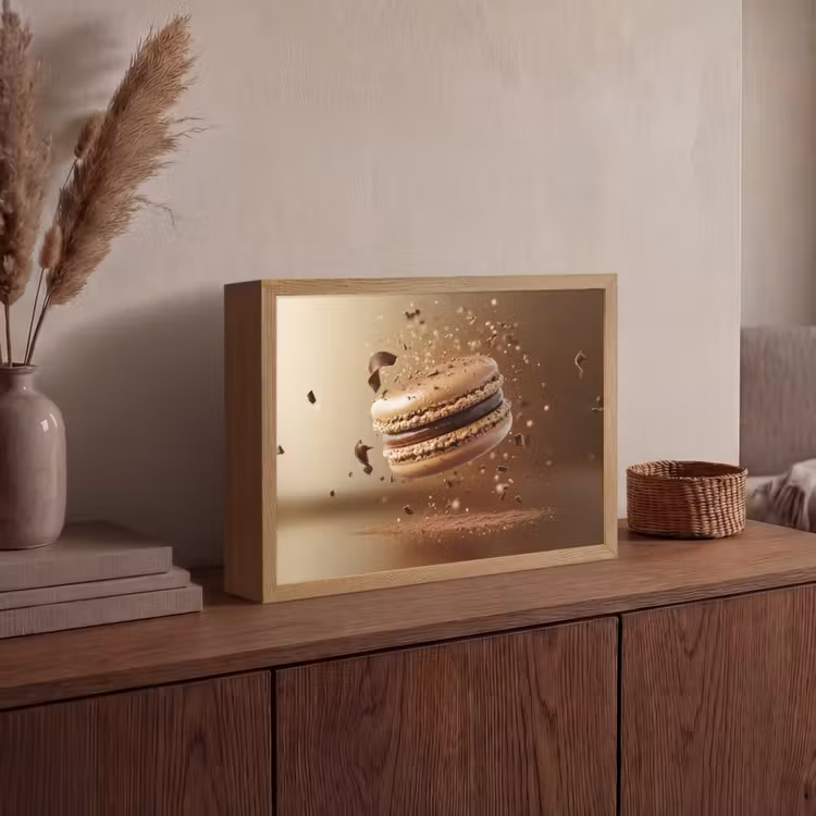 Lightbox - Wandlamp - Chocolade - Macarons - Eten - Snoep — 4