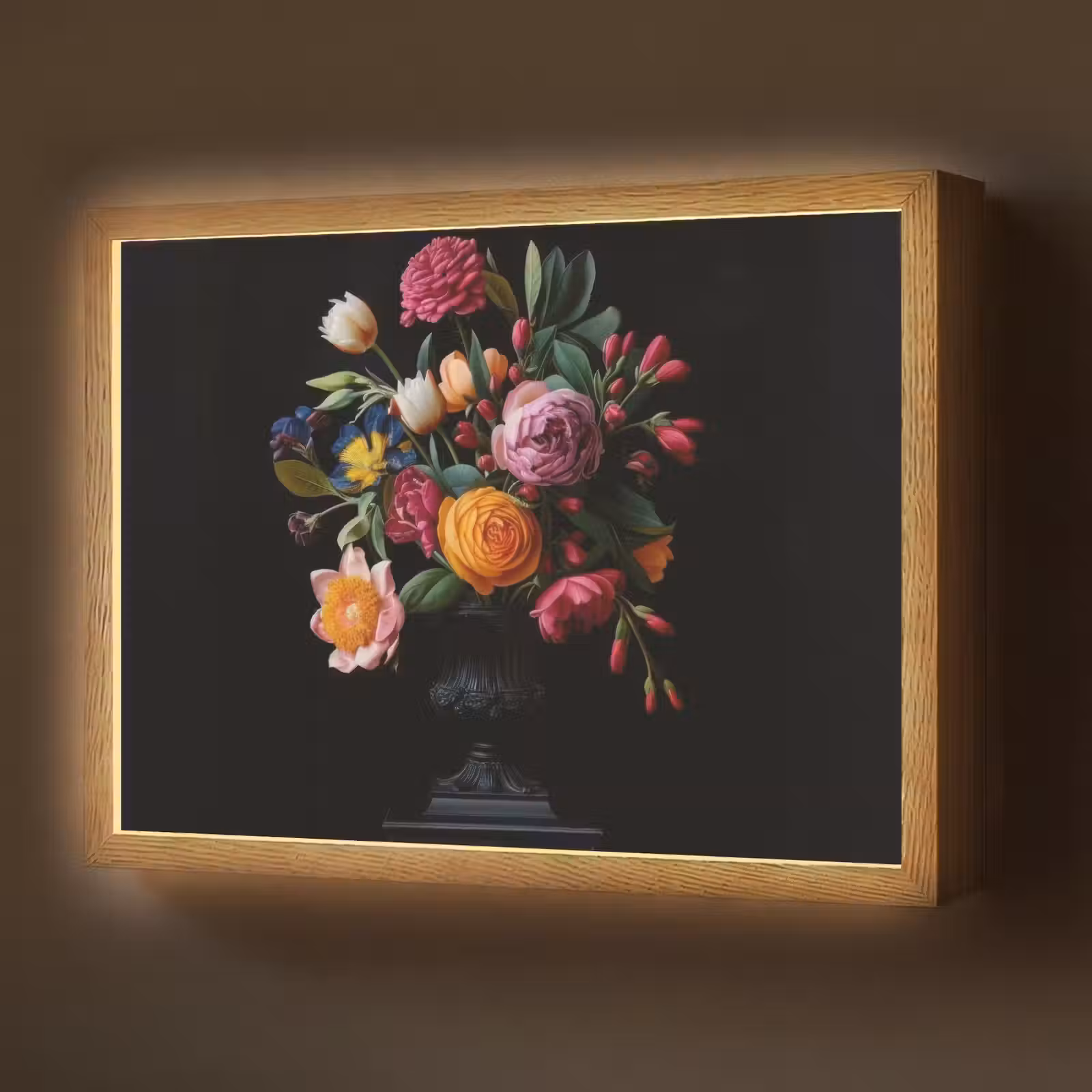 Lightbox - Wandlamp - Boeket - Romantisch - Kleurrijk — 1