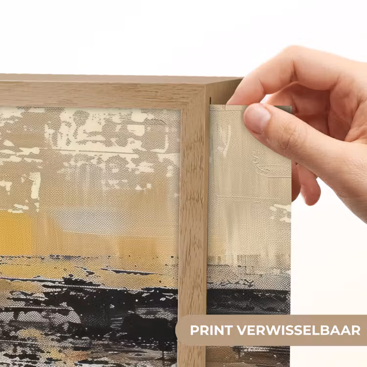 Lightbox - Wandlamp - Abstract - Geel - Modern - Beige — 5