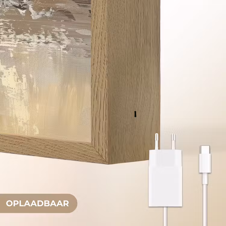 Lightbox - Wandlamp - Abstract - Geel - Modern - Beige — 7
