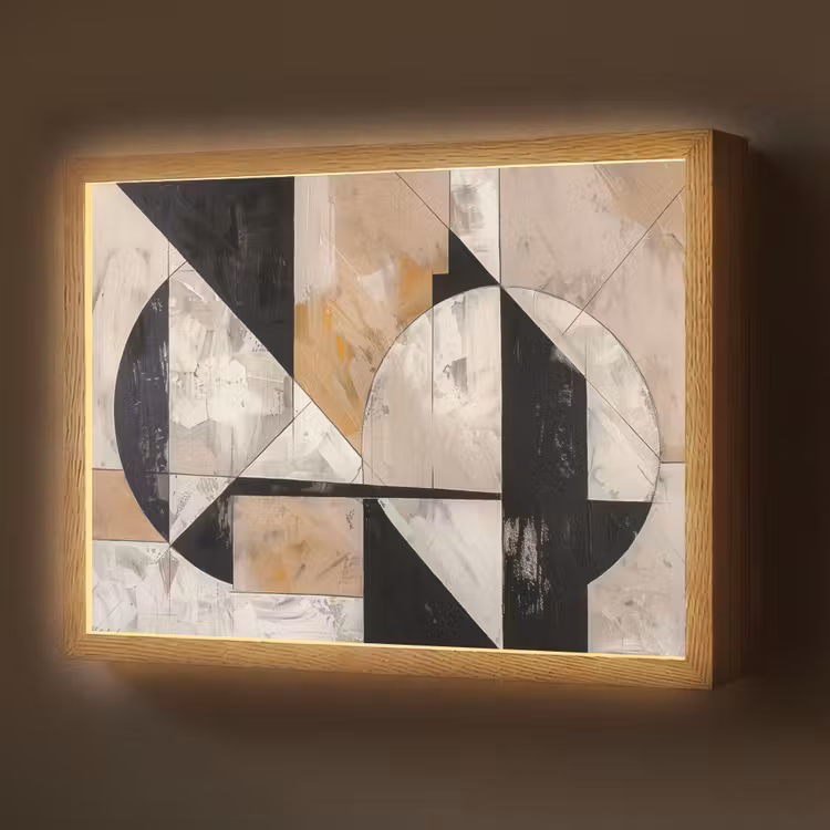 Lightbox - Wandlamp - Abstract - Modern - Geometrisch - Pastel — 1