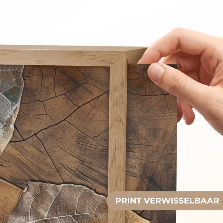 Lightbox - Wandlamp - Bladeren - Bruin - Herfst - Natuur — 5
