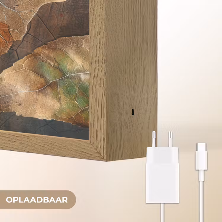 Lightbox - Wandlamp - Bladeren - Bruin - Herfst - Natuur — 7