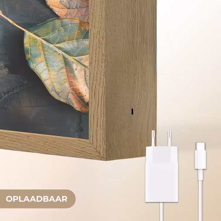 Lightbox - Wandlamp - Bladeren - Herfst - Grijs - Natuur — 7