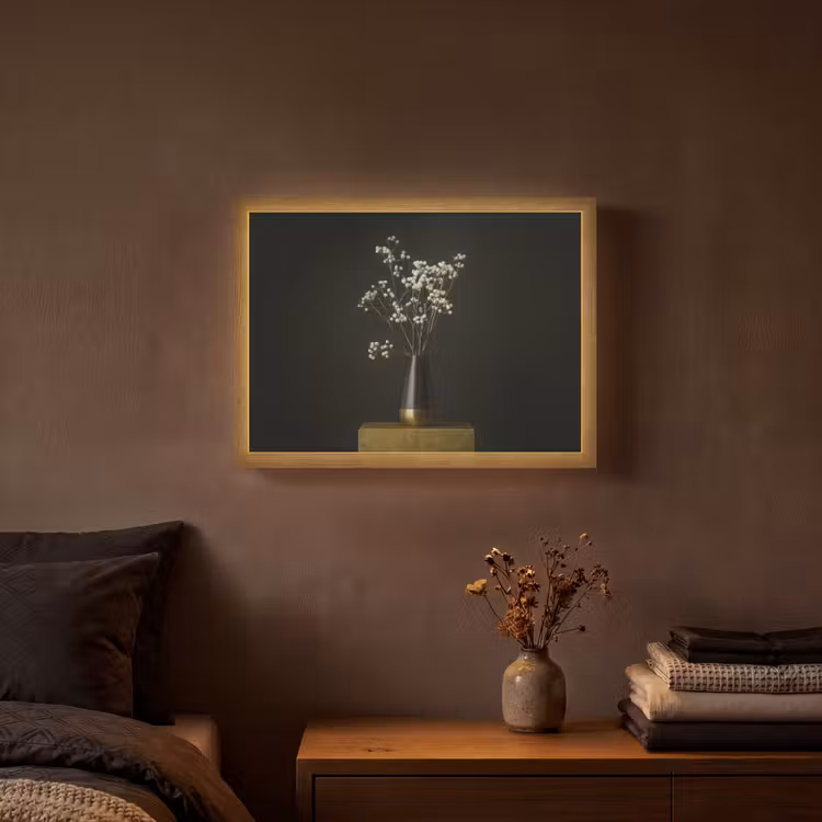 Lightbox - Wandlamp - Bloembollen - Wit - Vaas - Minimalistisch — 3