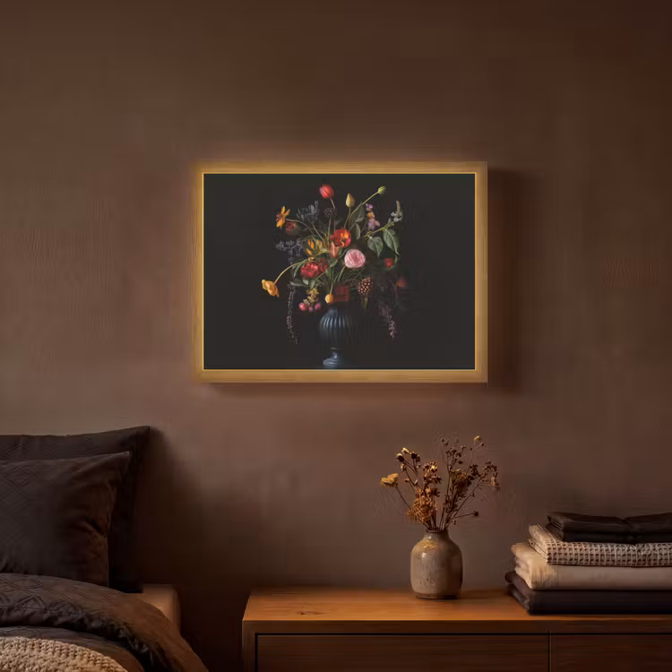 Lightbox - Wandlamp - Bloemen - Bessen - Klassiek — 3