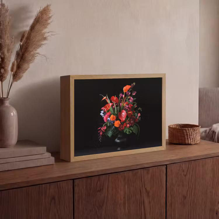 Lightbox - Wandlamp - Bloemen - Boeket - Sierlijk — 4