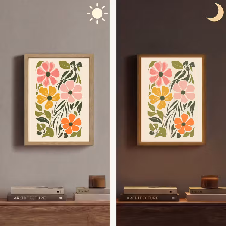 Lightbox - Wandlamp - Bloemen - Speels - Kleurrijk — 5