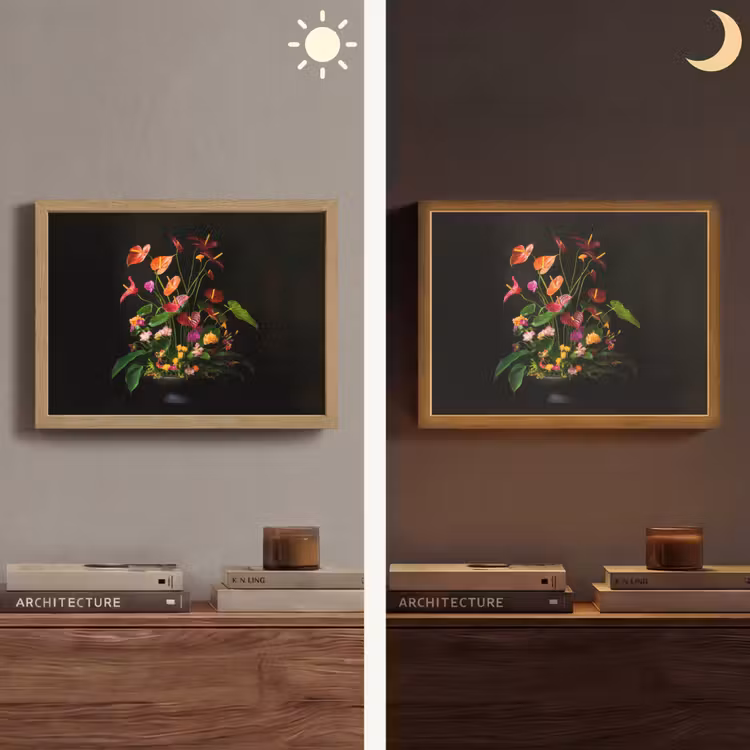 Lightbox - Wandlamp - Bloemen - Vaas - Kleurrijk — 6