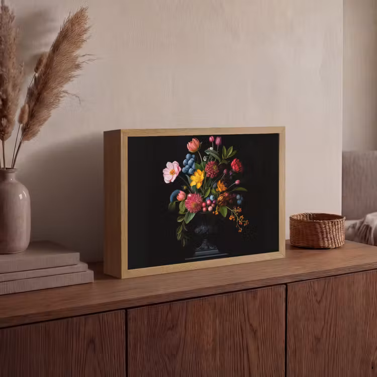 Lightbox - Wandlamp - Bloemen - Vrolijk - Vaas — 4