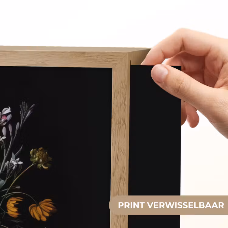Lightbox - Wandlamp - Bloemstuk - Vaas - Zwart — 5