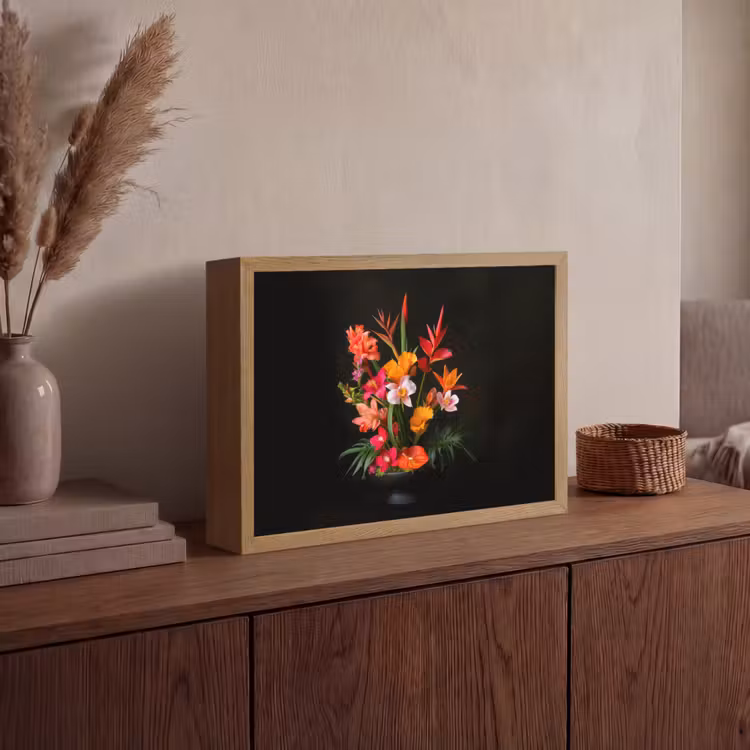 Lightbox - Wandlamp - Boeket - Bloemen - Exotisch — 4