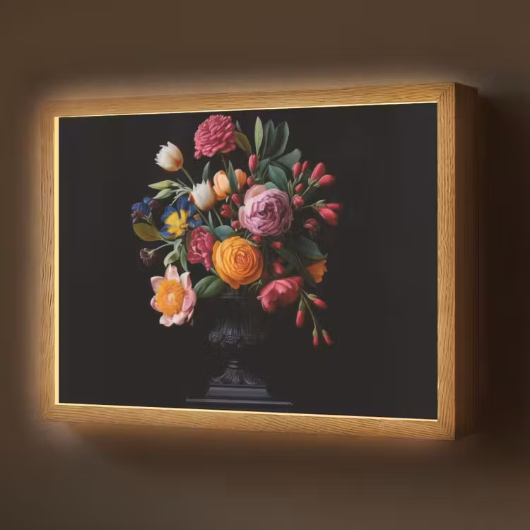 Lightbox - Wandlamp - Boeket - Romantisch - Kleurrijk — 1