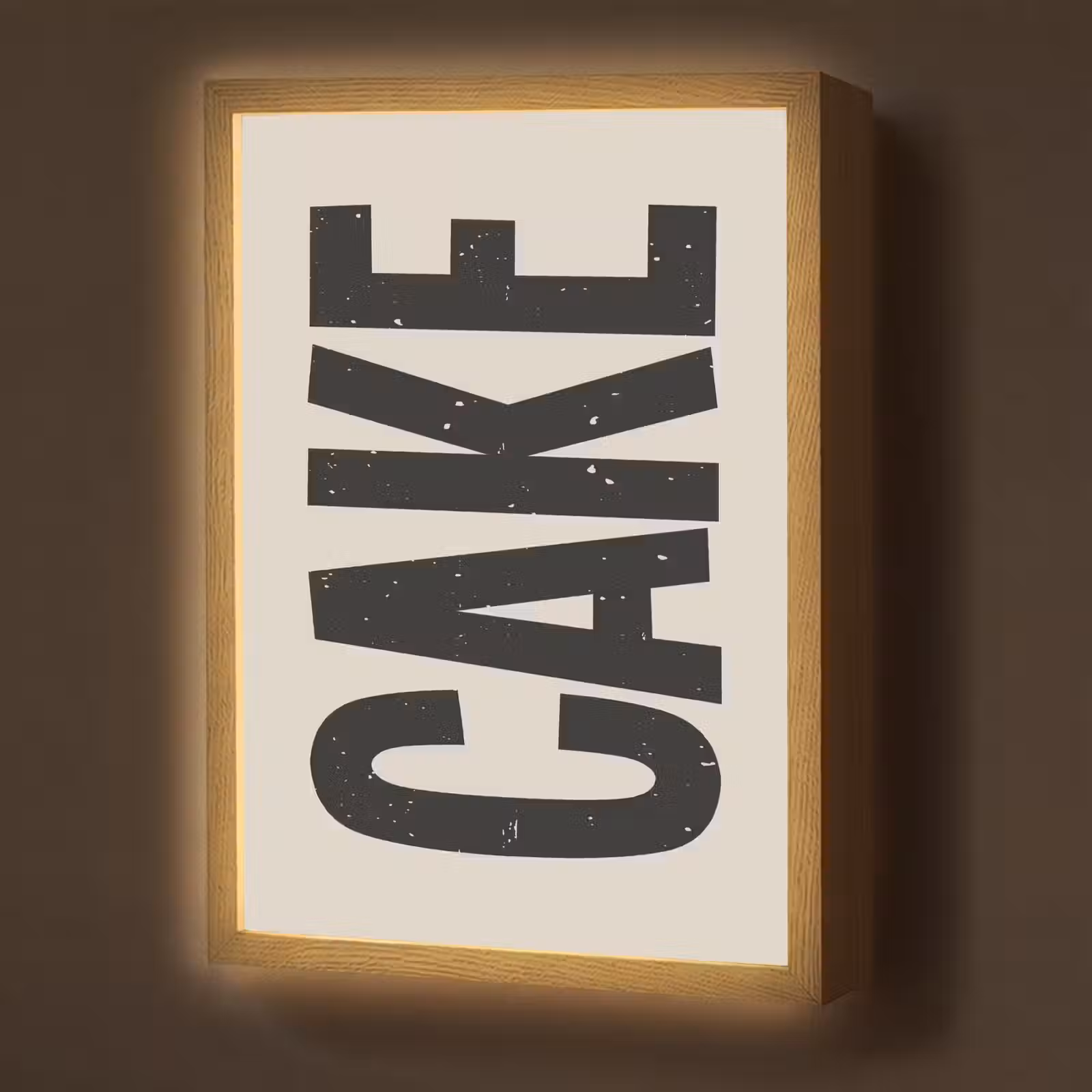 Lightbox - Wandlamp - Beige - Japandi - Cake - Decoratie — 1