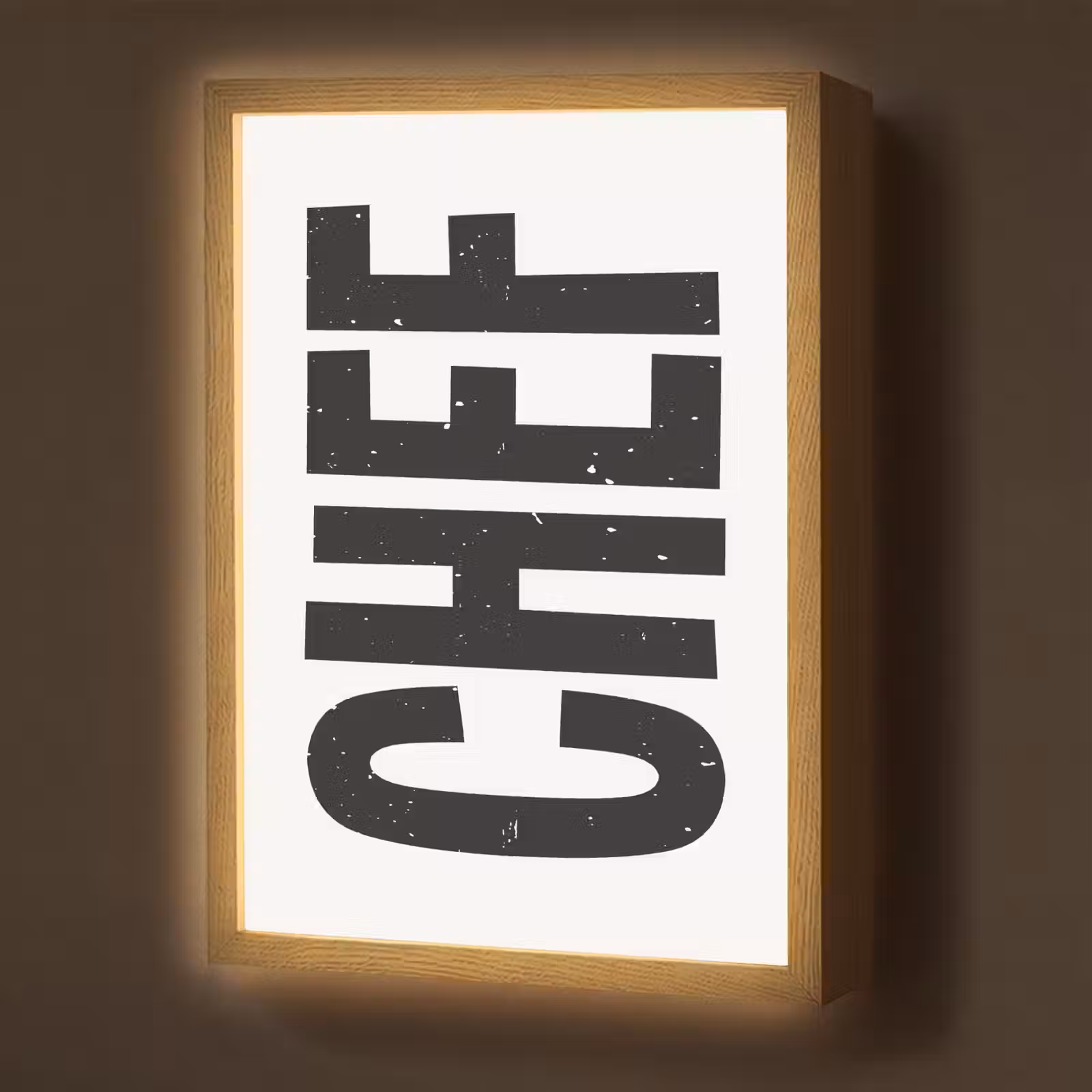 Lightbox - Wandlamp - Chef - Japandi - Decoratie - Vintage — 1