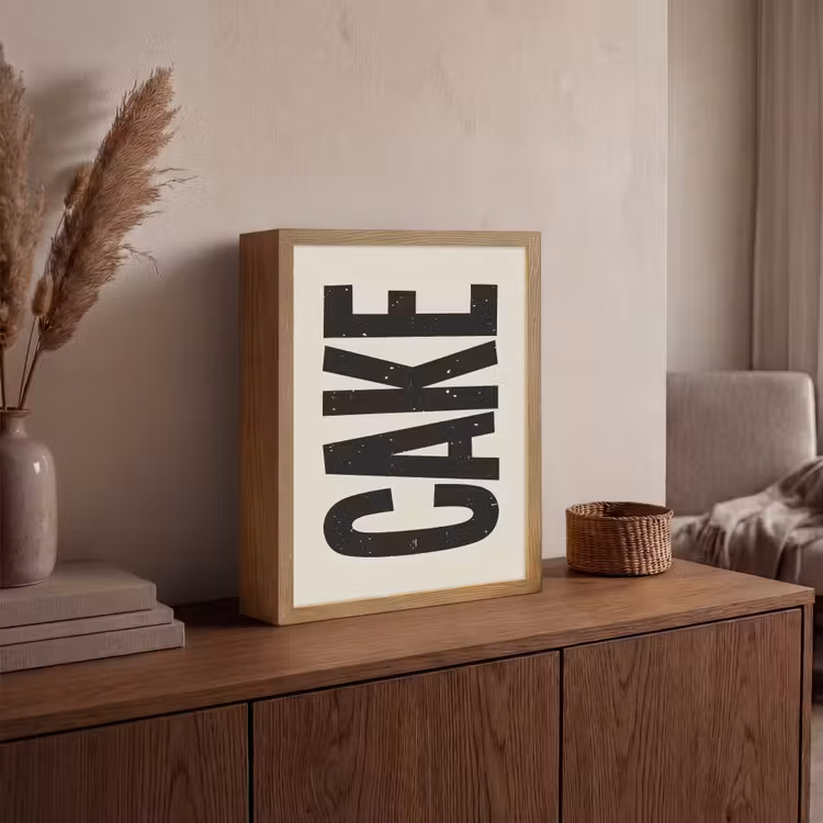 Lightbox - Wandlamp - Beige - Japandi - Cake - Decoratie — 4