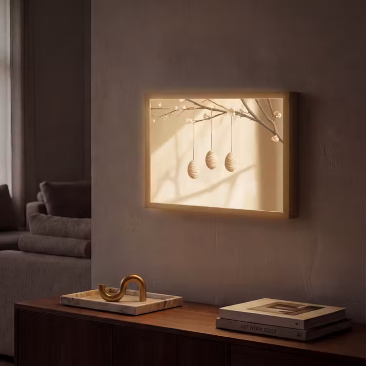 Lightbox - Wandlamp - Beige - Paastak - Eieren — 2