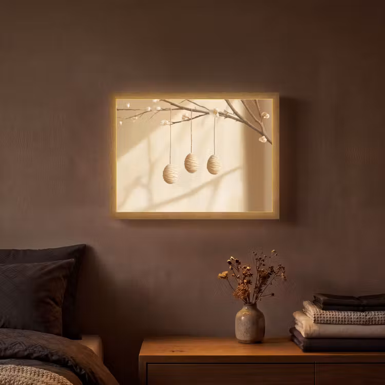 Lightbox - Wandlamp - Beige - Paastak - Eieren — 3